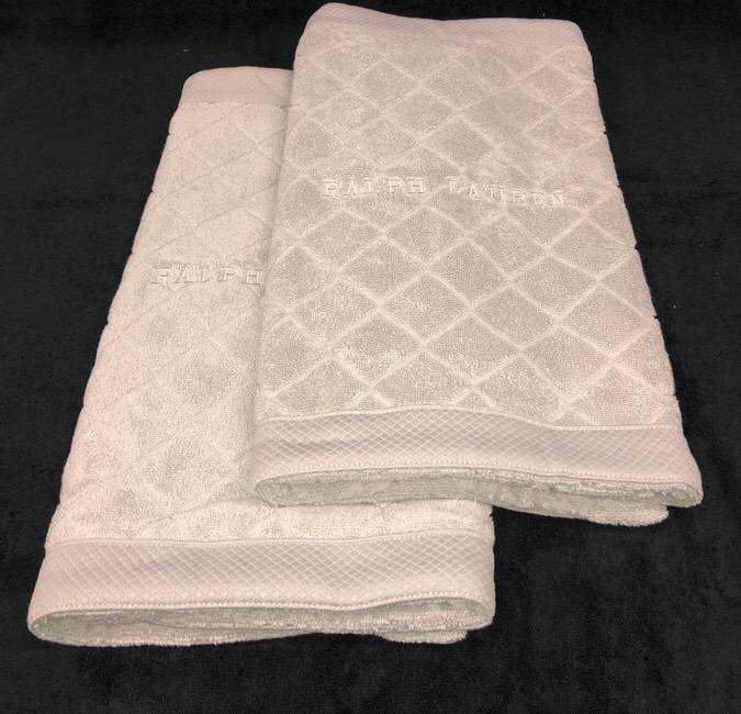 2x Ralph Lauren Avenue Seamist Bath Mats Rrp 270 00 Number8