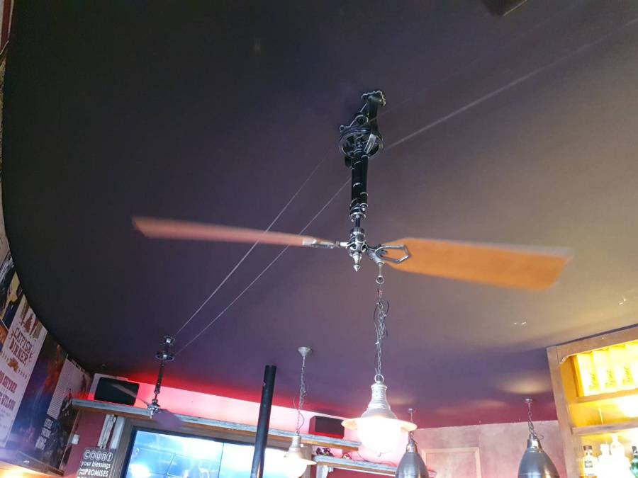 Ceiling fan hotsell pulley system