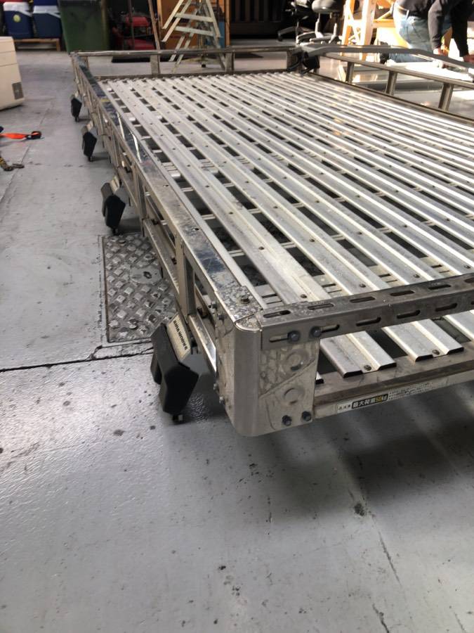 Aiba works roof rack system | number8.bid | number 8 solutions Ltd