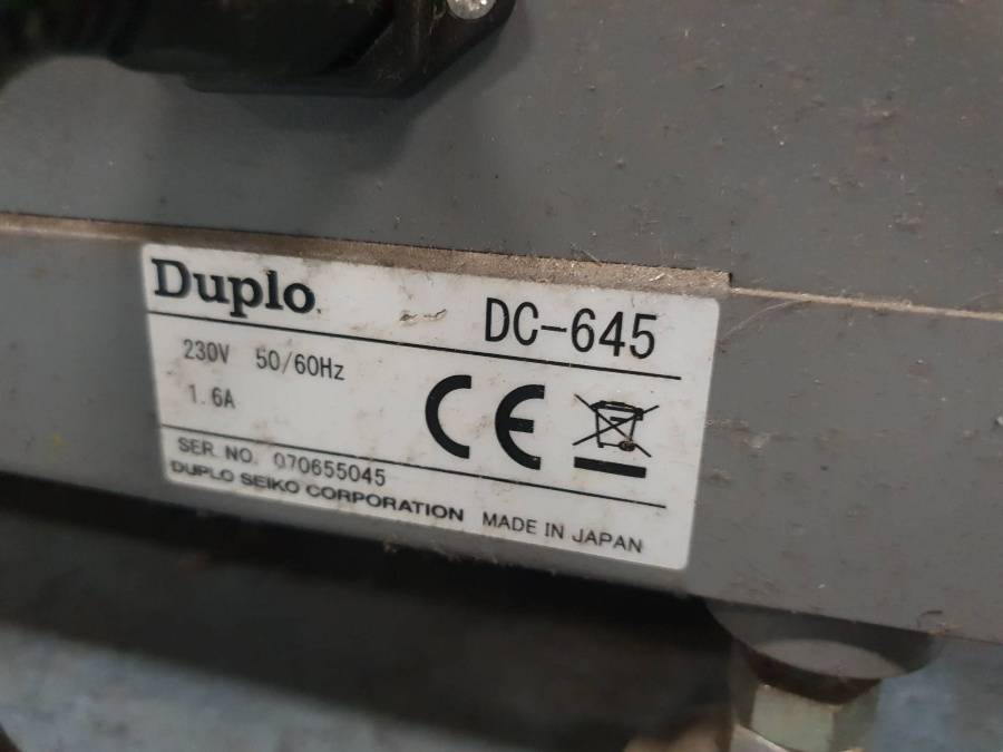 Duplo Industrial Slitter/Cutter/Creaser  | number 8 solutions  Ltd