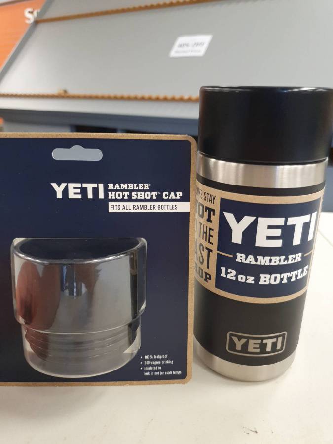 YETI Rambler Bottle & Cup Cap - RRP Total $69.98