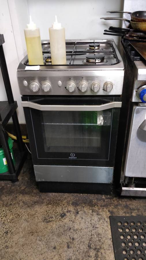 indesit i6g52x 60cm dual fuel cooker