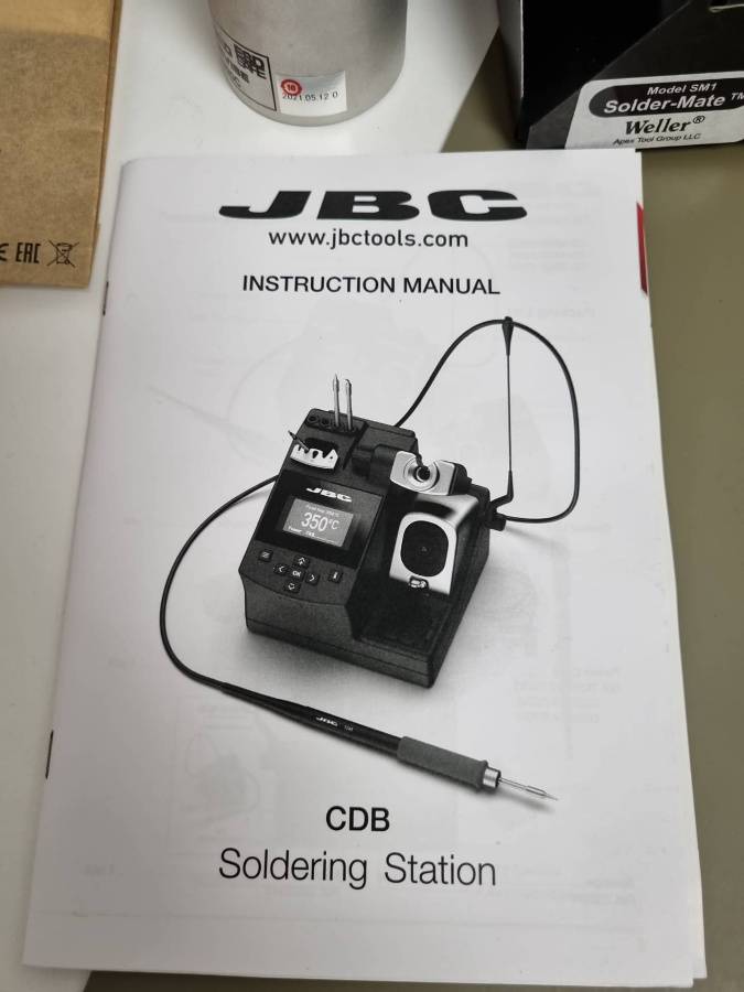 JBC CDB Soldering Station Instruction Manual