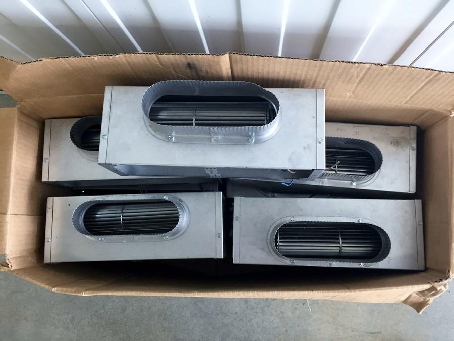 Qty Of 9 Fasco Electric Blower Fans With Fascias Number8 Bid