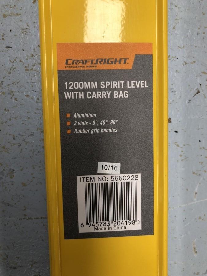 craftright spirit level